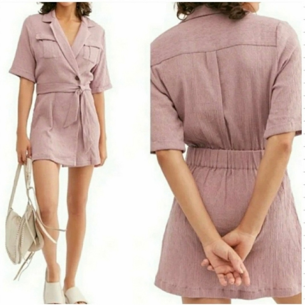 Free People mini wrap dress NWT